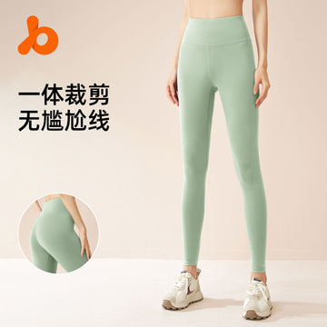 Juyi Tang Quick Drying Yoga Pants Seamless Nude Feel Sports Fitness High Waist, Hip Lifting, Stomach Tightening, Slimming Yoga Pants