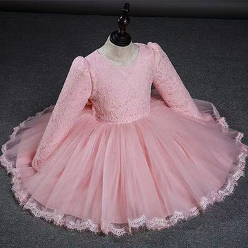 Children's big bow princess dress