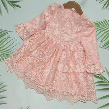 Lace Embroidered Princess Dress