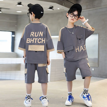 Summer thin sports cool handsome trendy suit