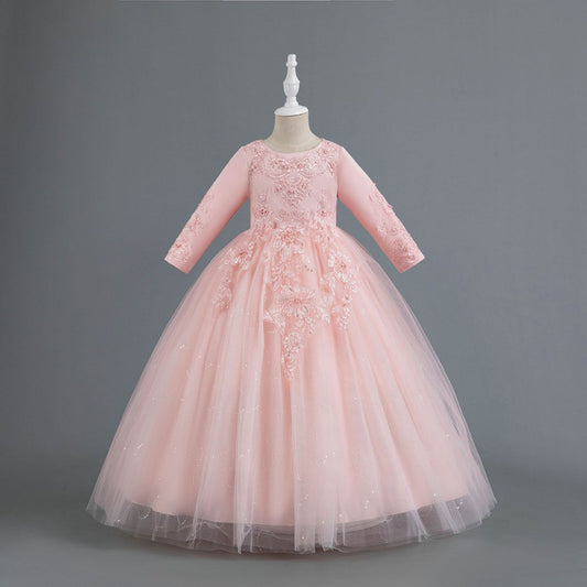 Mesh princess dress fluffy skirt