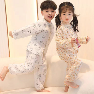 Cartoon children's pajamas set