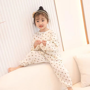 Cartoon children's pajamas set