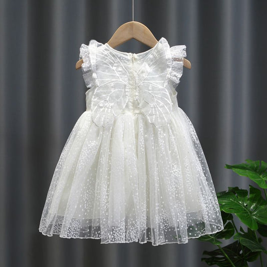 Girls skirt butterfly wing dress gauze skirt